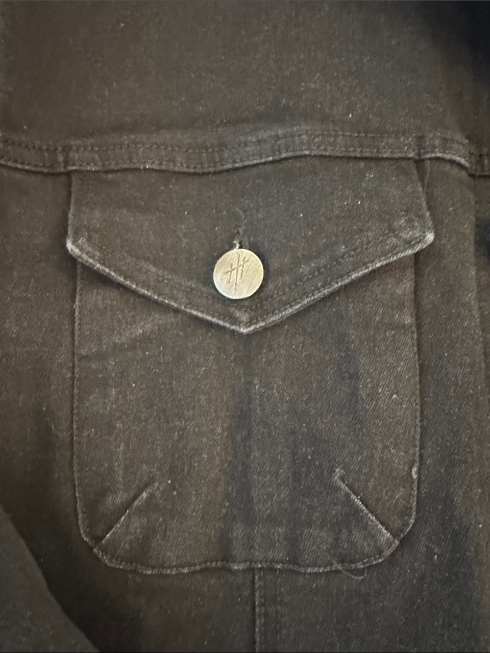 Weston Jon Boucher Men's Black Sherpa-Lined Denim Jacket - Picture 4 of 11